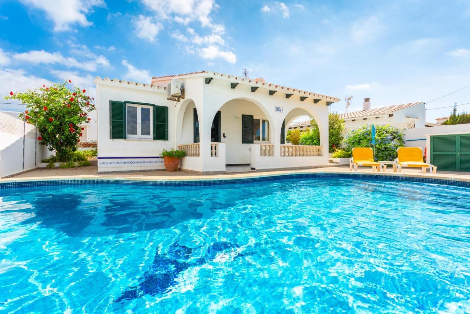 Villa Emilio Cala En Porter  Luaran gambar